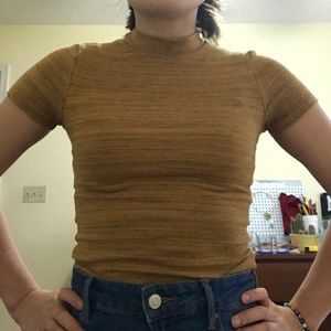 American apparel mock neck